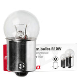 Halogénové žiarovky R10W s päticou BA15s, 24 V a 10 W