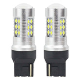 Biela LED žiarovka T20 7440 W21W s CANBUS