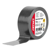 Čierna páska 25 mm x 9 m v balení po 9 kusoch