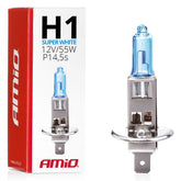 Modrá halogénová žiarovka H1 12 V 55 W Super White