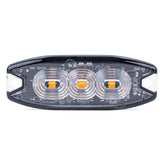 Tenké oranžové LED výstražné svetlo na montáž do masky chladiča