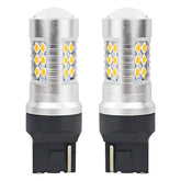LED žiarovka CANBUS T20 7440 WY21W s oranžovým svetlom