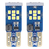 Biela LED žiarovka T10 W5W s 21 SMD a CANBUS