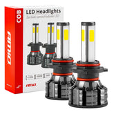 LED žiarovky HB4 s COB diódami a svetlom 6500K
