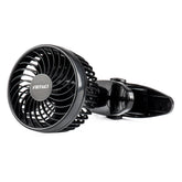 Bilventilator med klemme og 4,5 tommer propel