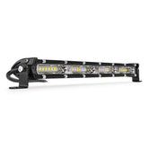 Tenké LED pracovné svetlo s dĺžkou 34 cm a bodovým svietením