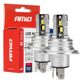 LED žiarovky H4/H19 s bielym svetlom 6500 K