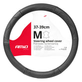 Kožený poťah volantu Leather Series SWC-49-M pre volant s priemerom 37-39 cm