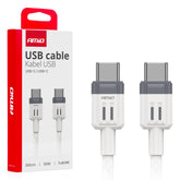 USB-C til USB-C-kabel på 100 cm