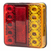 LED zadné združené svetlo 12 V s osvetlením ŠPZ