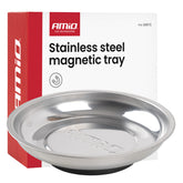 Magnetisk bakke i rustfrit stål med 150 mm diameter