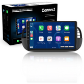 Fiat 500 07-15 - 9" rádio s Apple CarPlay a Android Auto