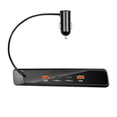 Audi Q5 / Q5 Sportback 2018-2024 USB-C Hub a adaptér rýchlonabíjačky – QC3.0 splitter