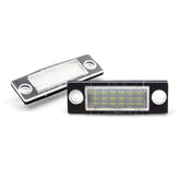 LED osvetlenie ŠPZ pre VW & Skoda – CANBUS (Golf 5, Passat, Touran a ďalšie) so silným bielym svetlom.