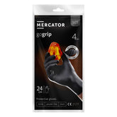 Sorte GoGrip BLACK nitrilhandsker i størrelse M
