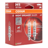 Halogénová žiarovka Osram H1 NIGHT BREAKER SILVER 12 V 55 W