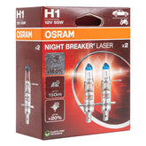 Halogénové žiarovky Osram H1 Night Breaker Unlimited 12 V 55 W, 2 ks.