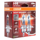 Halogénová žiarovka Osram H4 NIGHT BREAKER LASER 12V 60/55W