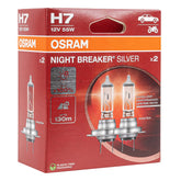 Halogénové žiarovky Osram H7 NIGHT BREAKER SILVER, 2 ks.