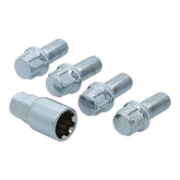 Uzamykateľné skrutky kolies Carpoint M14x1,5x26 mm s guľovým sedlom D