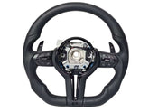Športový volant v koži pre BMW F-serie – M-style upgrade s moderným dizajnom a ergonomickým úchopom.