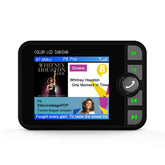 DAB+ adaptér s 2,4" farebným LCD displejom, Bluetooth, FM transmiterom a AUX – zobrazuje hudbu aj rozhlasové stanice.