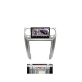 Land Rover Discovery 04-09 - 9" Radio m. Apple CarPlay og Android Auto med touchskærm og betjeningspanel.