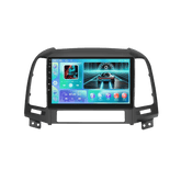 Hyundai Santa Fe 2006-2012 – 9" Radio m. Apple CarPlay og Android Auto, med stor touchskærm og intuitivt interface.