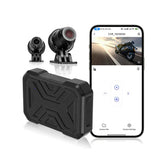 Motocyklová kamera na palubnú dosku 1080P HD – predná a zadná kamera s DVR a WiFi