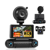 3" 2K dashcam so 4 kamerami – IPS displej, G-senzor a DVR záznam