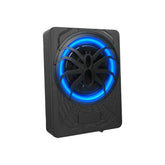 10" Aktívny slim subwoofer s RGB LED a Bluetooth aplikáciou – 1200 W Peak