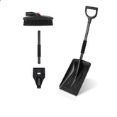 Vintersæt 3 i 1 med skovl, skraber og børste - komplet snefjernersæt med sneskovl, snebørste og isskraber.