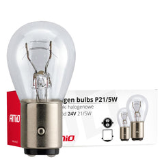 Halogenpærer P21/5W BAY15D 24V, 10 stk.