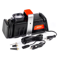 12 V/230 V autokompresor s manometrom