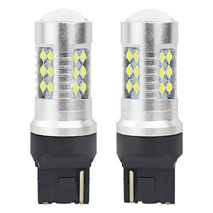 Biela LED žiarovka T20 7440 W21W s CANBUS