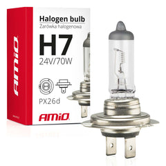 Halogénová žiarovka H7 24V 70W s UV filtrom