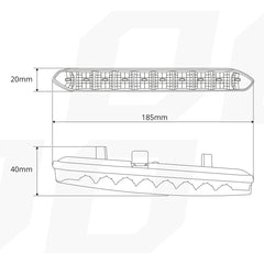 Denné svietenie DRL 810 s LED radom
