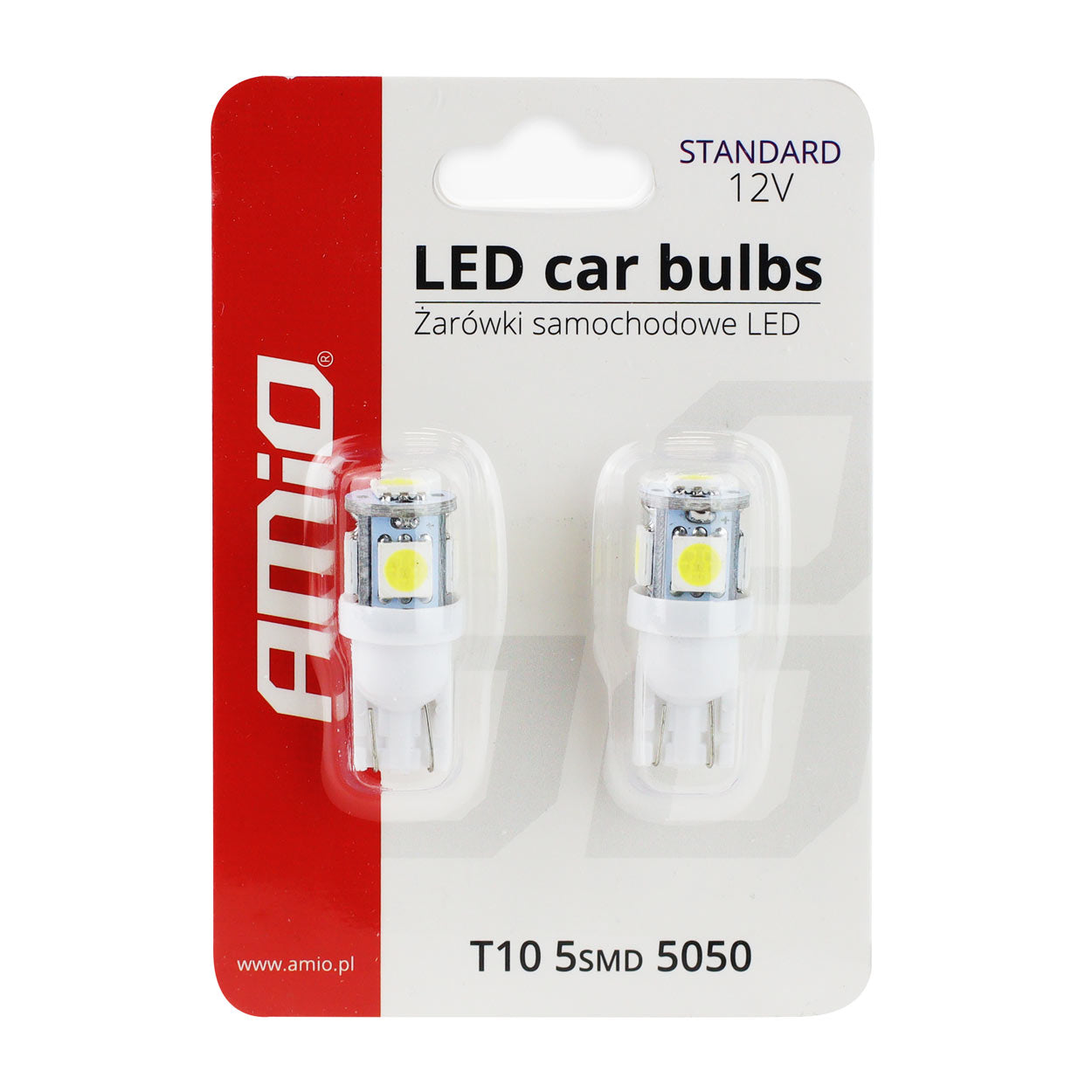 LED žiarovka T10 W5W s technológiou SMD 5050