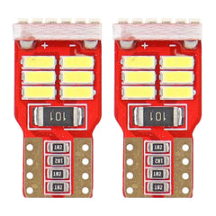 Biele LED žiarovky W5W T10 s 18 ks diód 4014