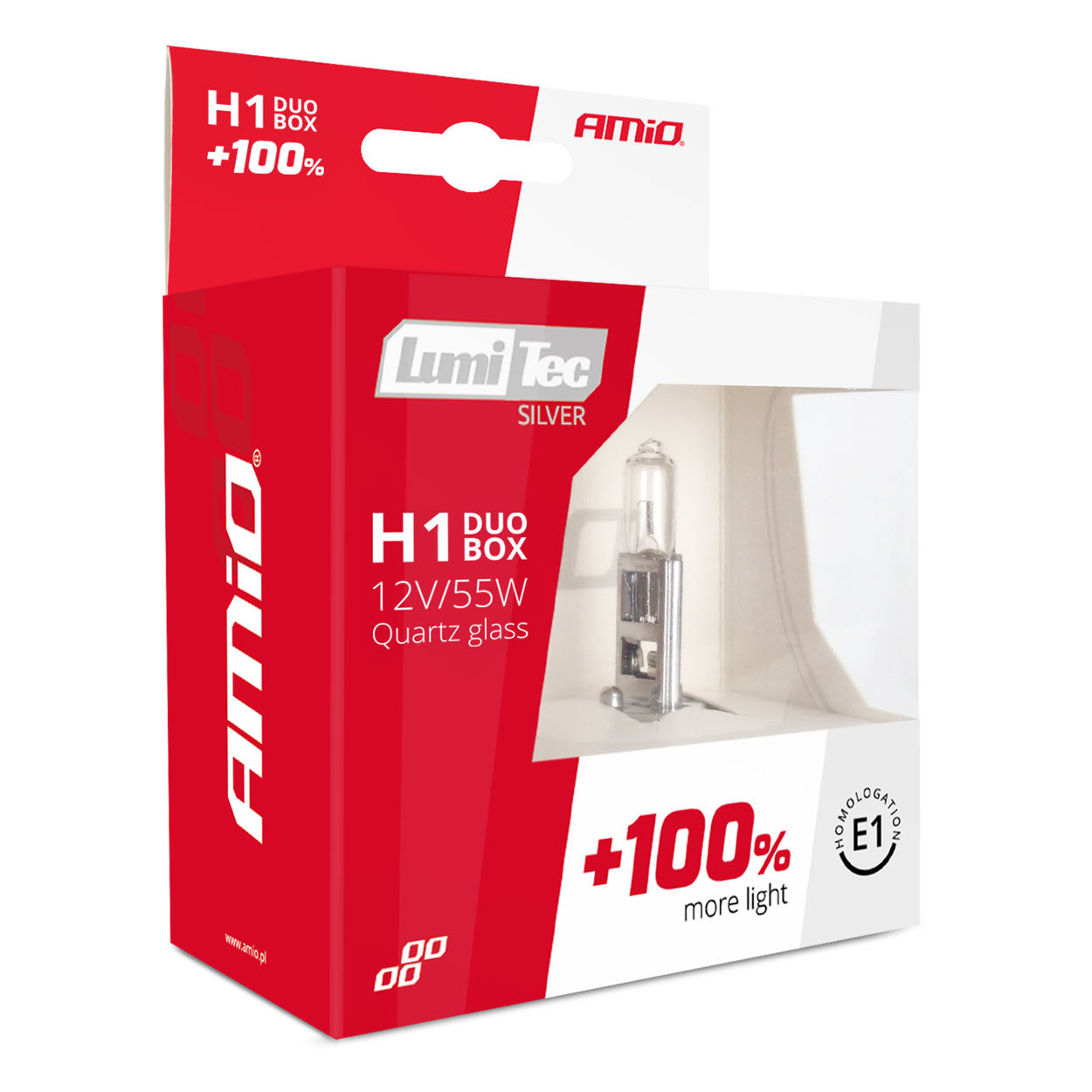 Halogénové žiarovky H1 12V 55W LumiTec Silver