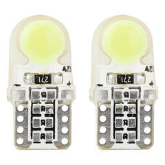 LED žiarovka T10e COB 12V s farbou svetla 5600 K