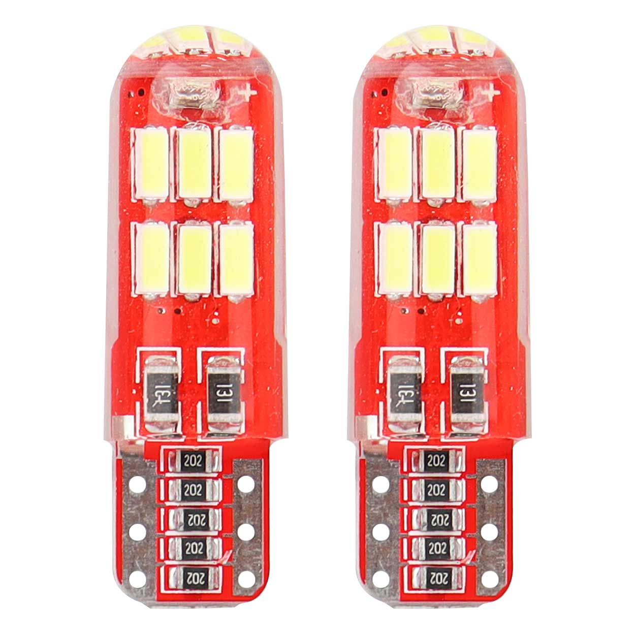LED žiarovka T10e W5W CANBUS s 15 diódami SMD 4014
