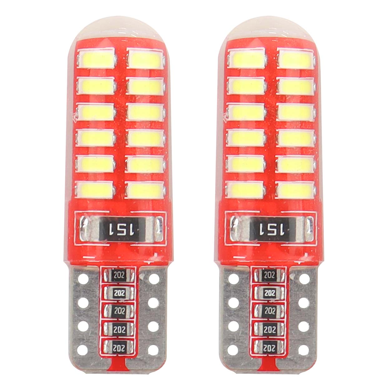 LED žiarovka T10e W5W s CANBUS a 24 SMD 3014 LED diódami