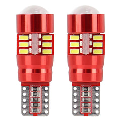 Hvid LED-pære T10 W5W med CANBUS og 27 SMD 3014-dioder