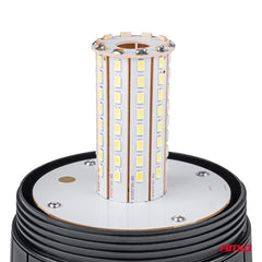 LED výstražné svetlo W09M s montážnymi detailmi