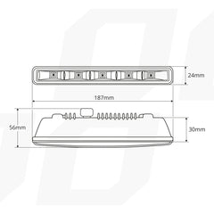 Denné svietenie DRL 501HP na montáž do úzkych otvorov