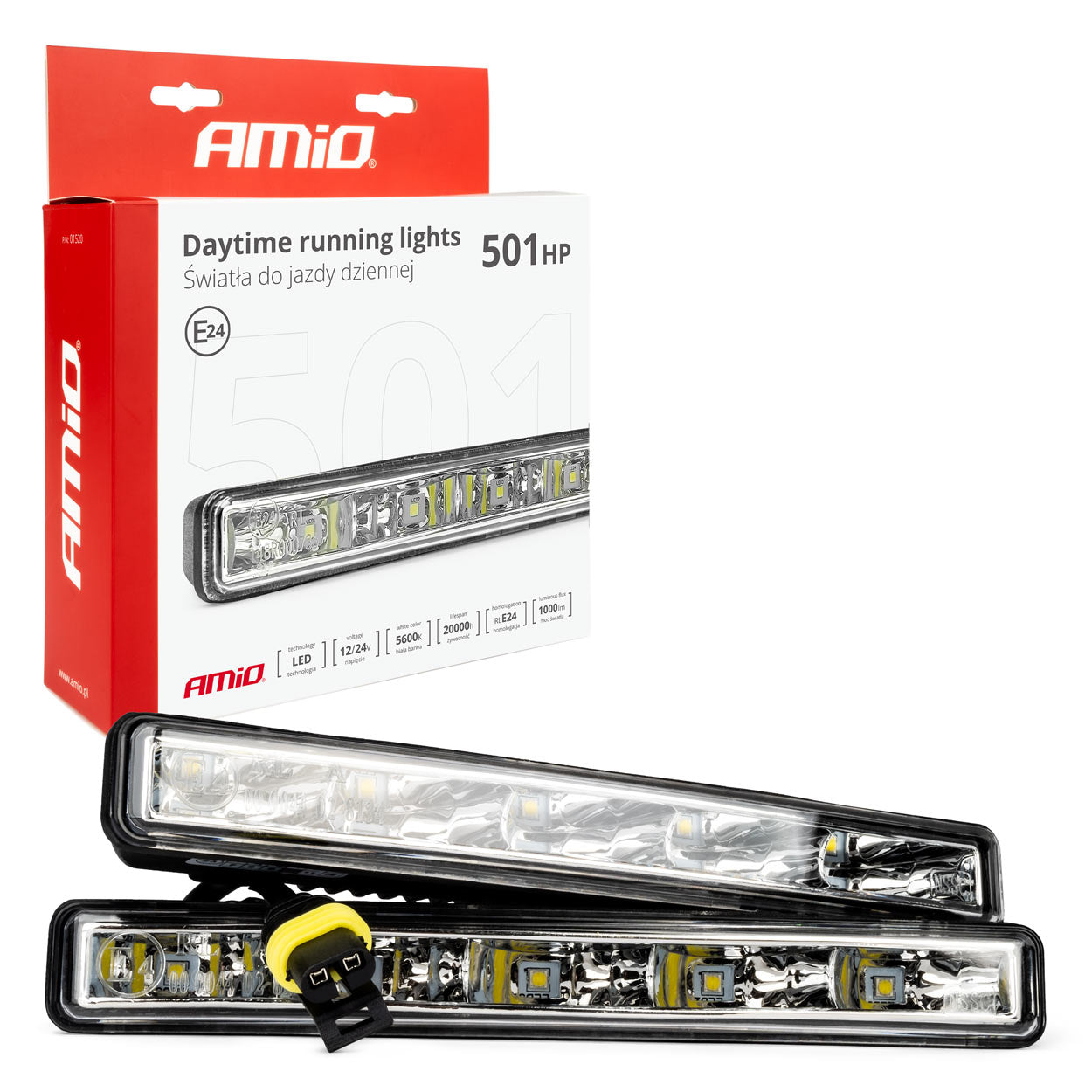 Denné svietenie DRL 501HP s 5 SMD diódami