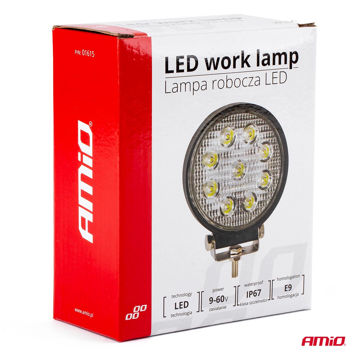 AWL04 arbejdslampe i rund udformning