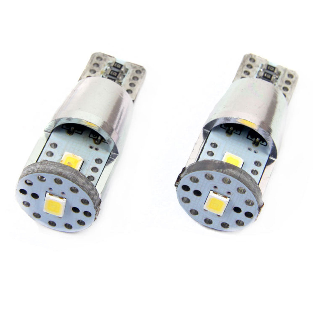 LED-pære T10e W5W med hvidt lys