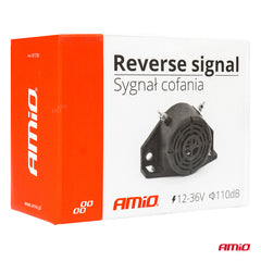 Cúvací výstražný signál pre autá a stroje